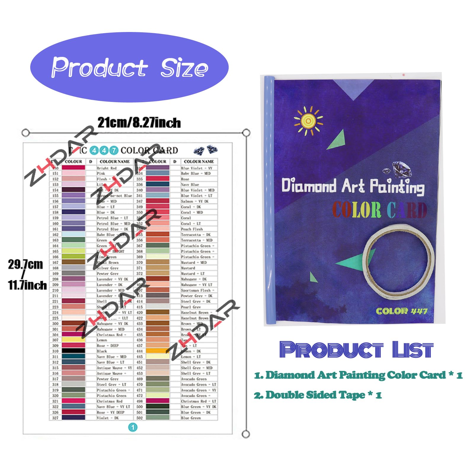 Amazon.co.jp: ZHDAR DIYダイヤモンドアートペインティングツール範囲