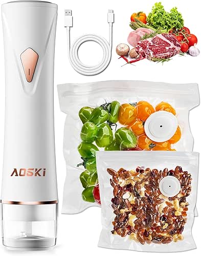 Compact Vacuum Sealer for Food Sealer: Handheld Portable Vacuum Sealer