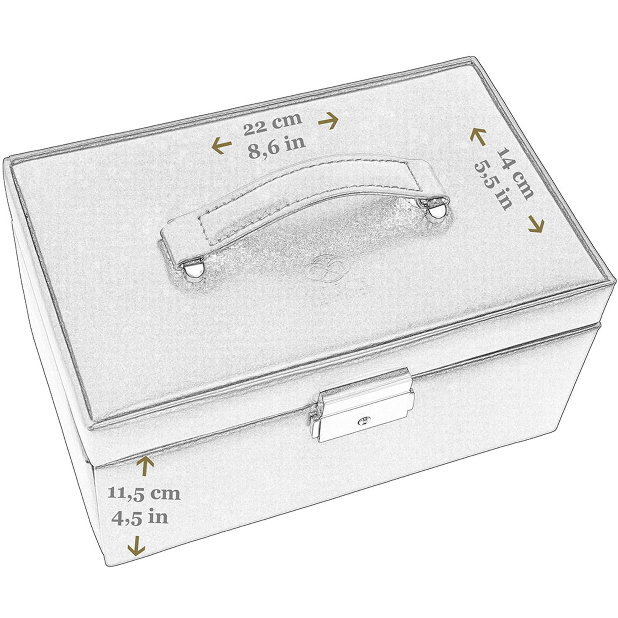 Time Resistance Leder Schmuckkästchen - Schwarz Schmuckaufbewahrung - Schmuck Verstauen - Schmuckkasten mit Spiegel - Schmuck Organizer mit Vielen Fächern - Jewelry Box