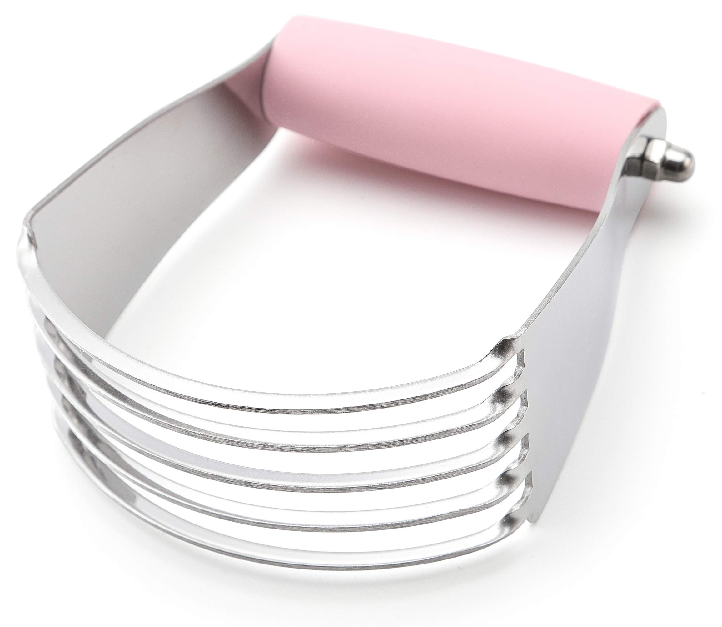 Spring Chef Medium Dough Blender Hand Tool - Pastry Cutter - Pink Lemonade