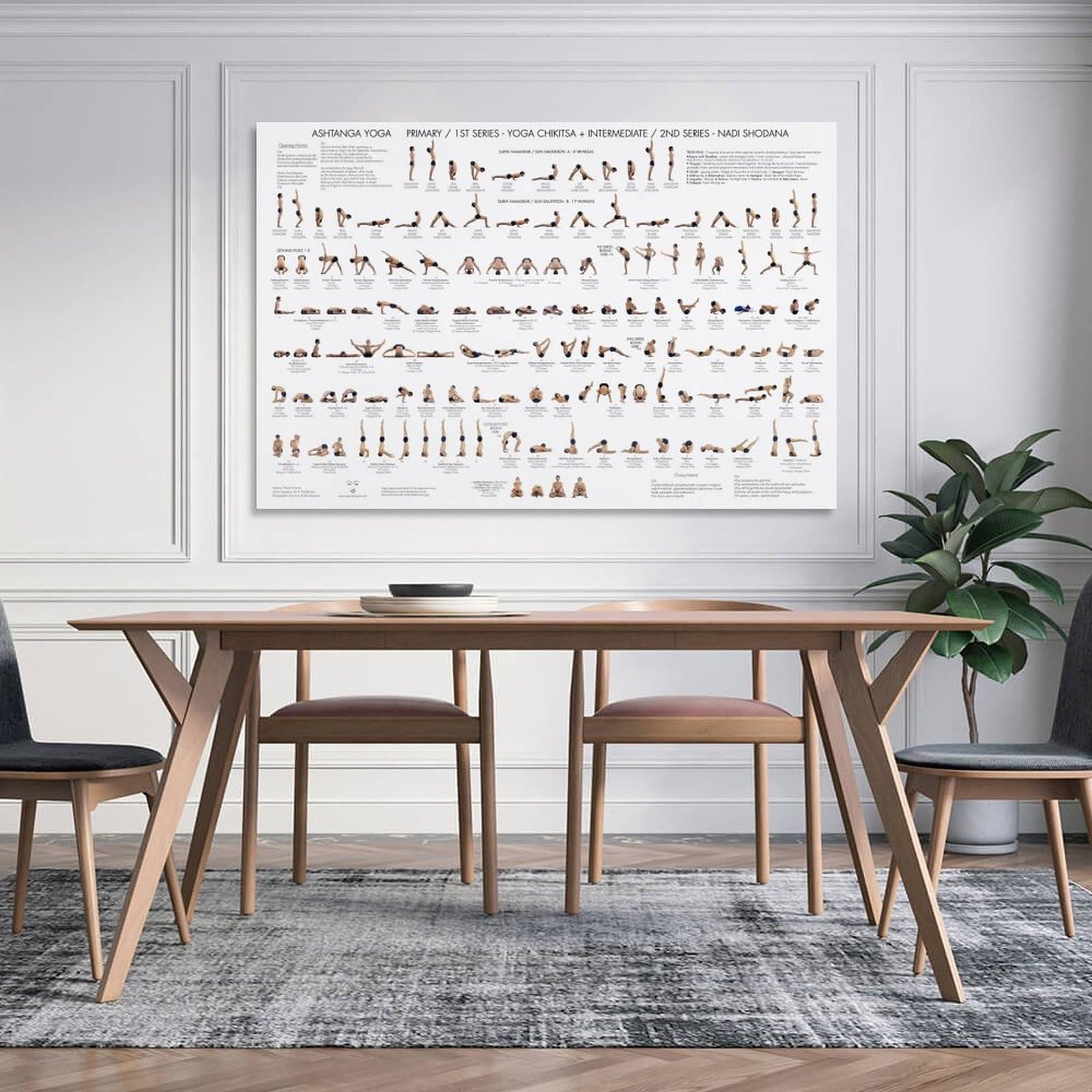Ashtanga Yoga Primary Serie Canvas Poster Decoratie