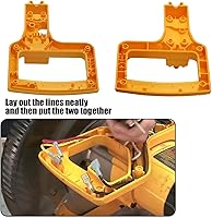 Vista 5 de 380452-00 Juego de almeja de sierra ingletadora para sierra ingletadora DeWalt DW704 y DW705 (tipos 1-5), se adapta a 3660 3680 (tipos 1-3)