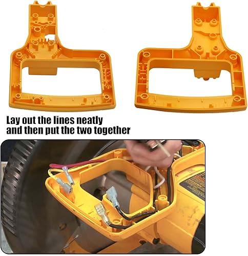 Miniatura 5 de 380452-00 Juego de almeja de sierra ingletadora para sierra ingletadora DeWalt DW704 y DW705 (tipos 1-5), se adapta a 3660 3680 (tipos 1-3)