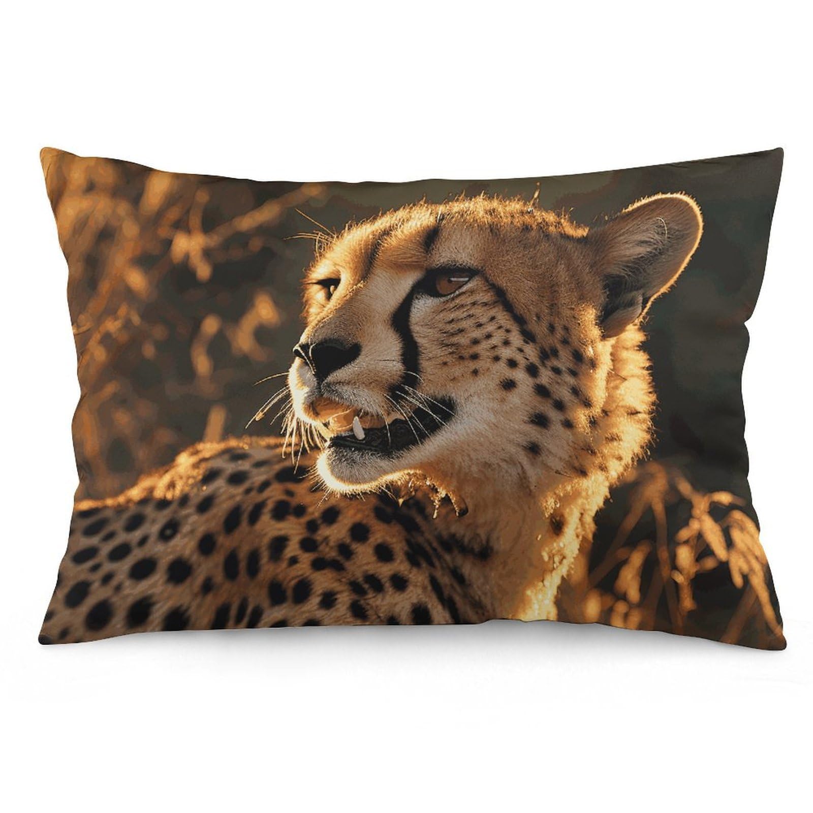 NTVOWPZO 2 Pack Decoration Throw Pillow Covers 16 "x24 Pillowcases Covers Cheetah Pillowcases Modern Farmhouse Home Decor Sofa Cushions Covers for Couch Bed Living Room