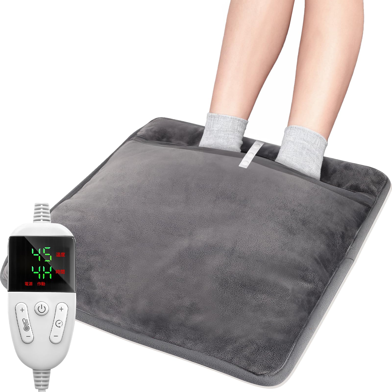 Amazon | 【無段階温度制御40℃~70℃・8段階タイマー】BILIWAL 足元