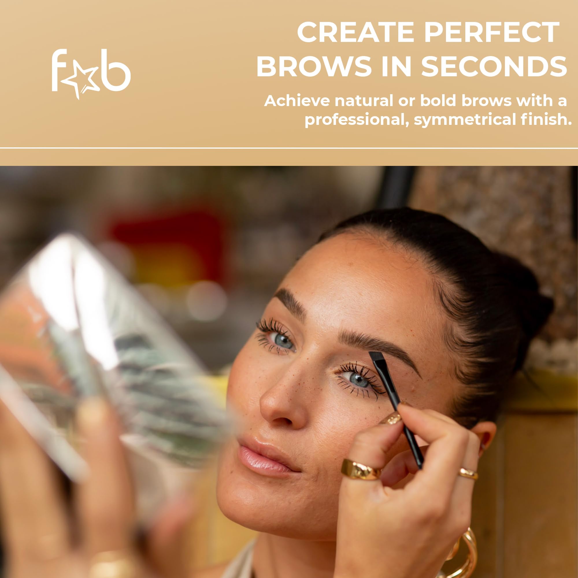 Image secondaire de Fab Brows Beautiful Brows FAB BROWS KIT DUO - BRUN CLAIR & BRUN MOYEN - Light Brown & Medium Brown