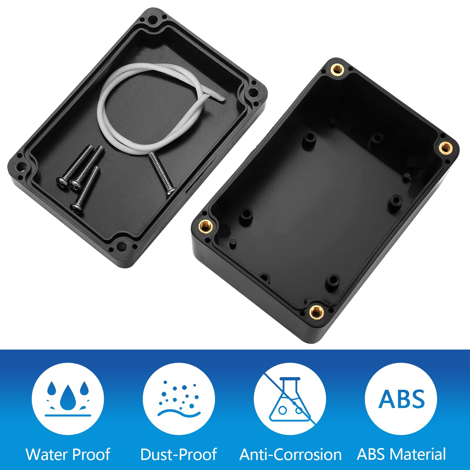 Sourcing Map Mini Scatola Di Giunzione Antipolvere 60 X 36 X 25 Mm - Foto 4