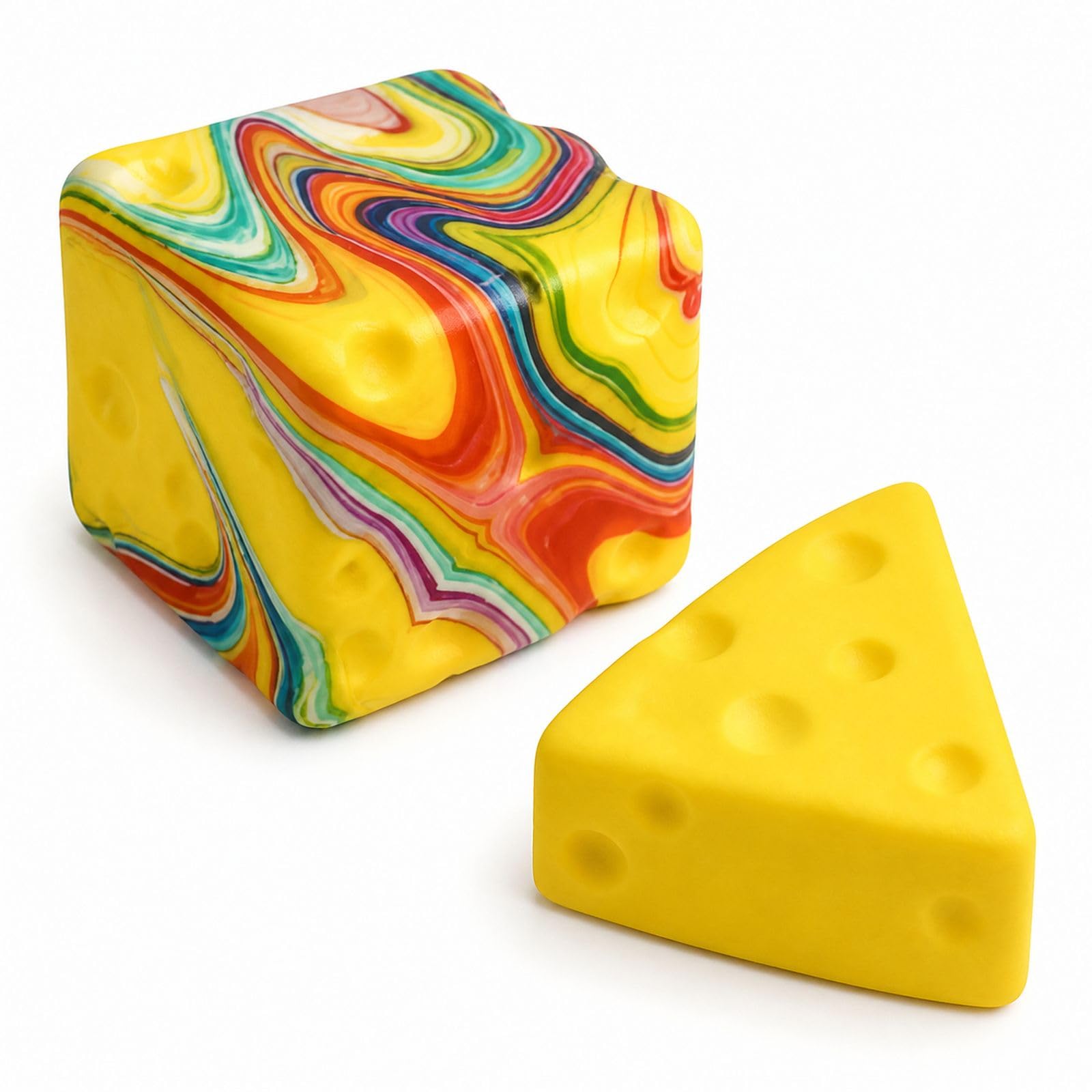 kiwkww 2pcs Soft Cheese Squeeze Set for Desk Display