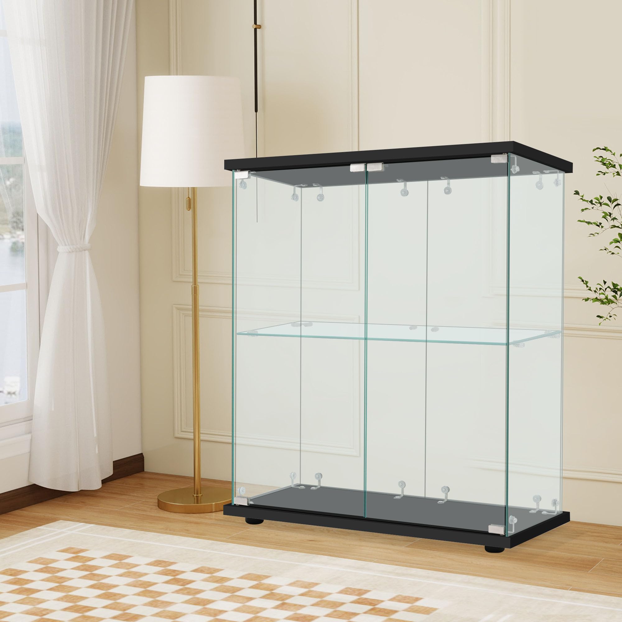 Amazon.co.jp: コレクションケース 両扉タイプ 大型 ワイドタイプ