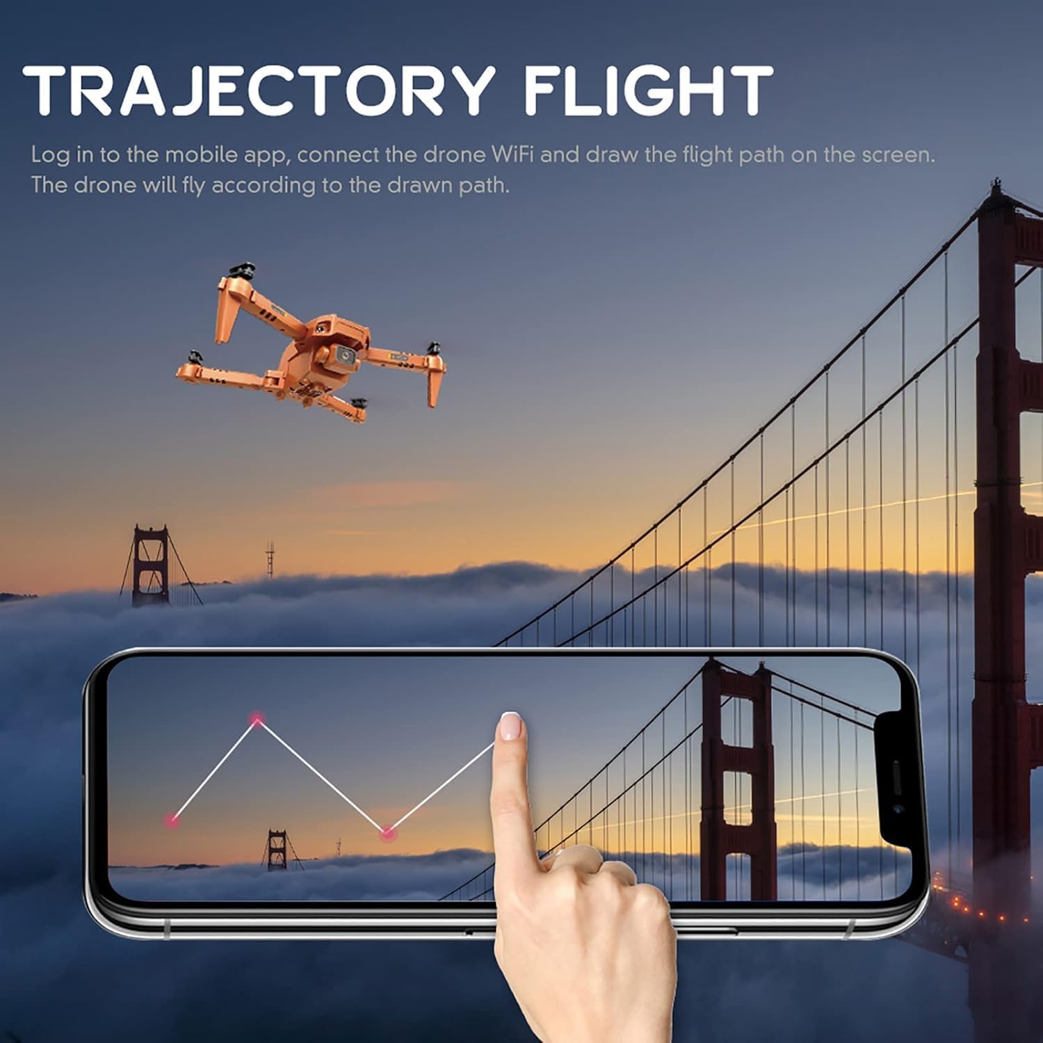 Small Drones for adults, Mini Drone 4K Dual Camera with 3D Flips, Altitude Hold, Headless Mode, Gesture Operation, Gravity Sensor, 2.4Ghz Foldable RC Quadcopter Drone for Beginner