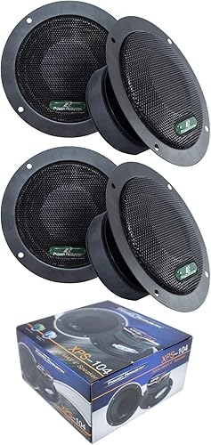 P Acoustik 4X sellado posterior 4 "1200W altavoz de audio de coche de gama media XPS-104