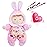 June Garden 9 My First Doll Olivia - Soft Plush Bunny Baby Doll - Easter Gift for Infants and Toddlers