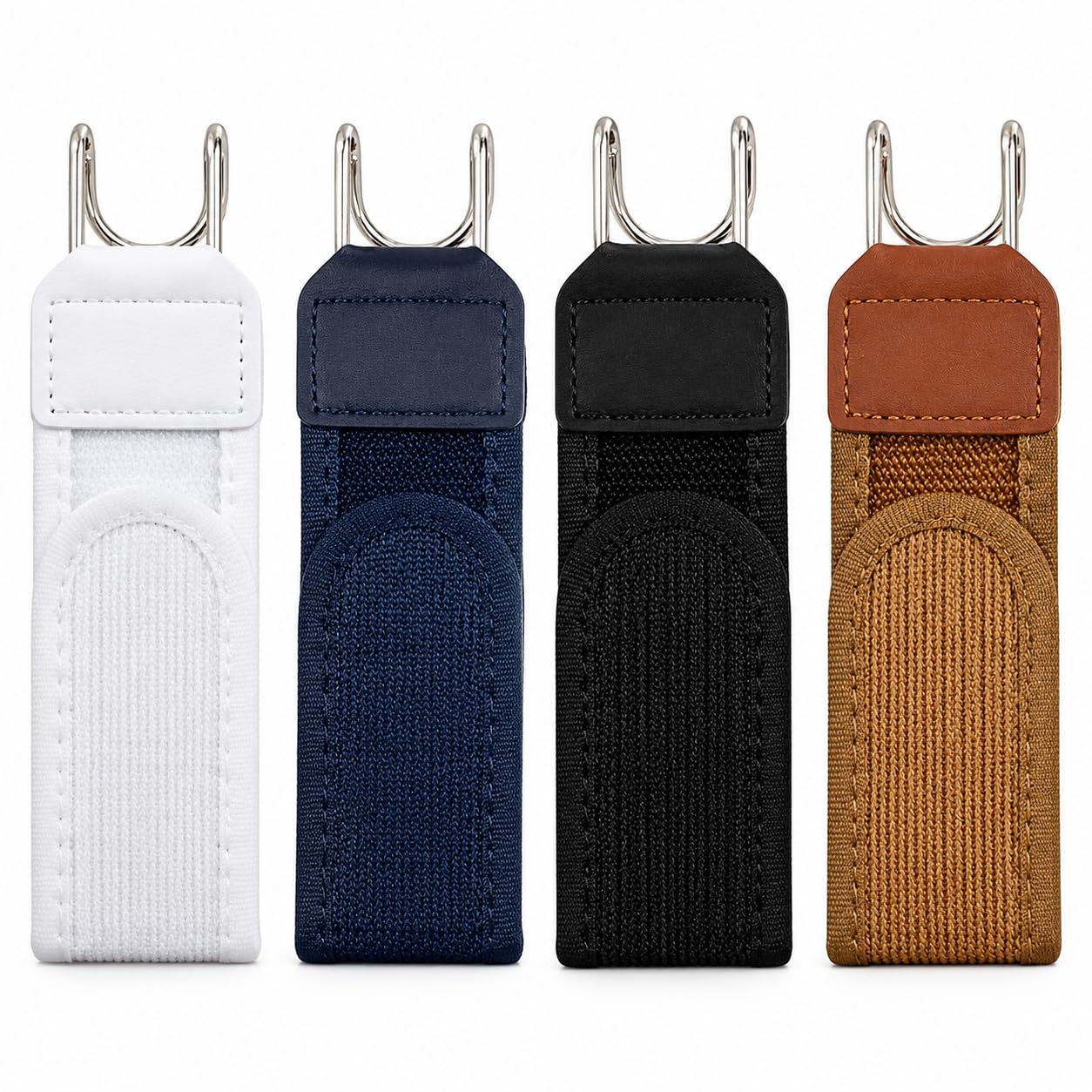 Buckle Less Belt, Buckle Free Belt for Men, Quick Adjust Tactical Belt for Men's Daily Wear 4PCS-image-9