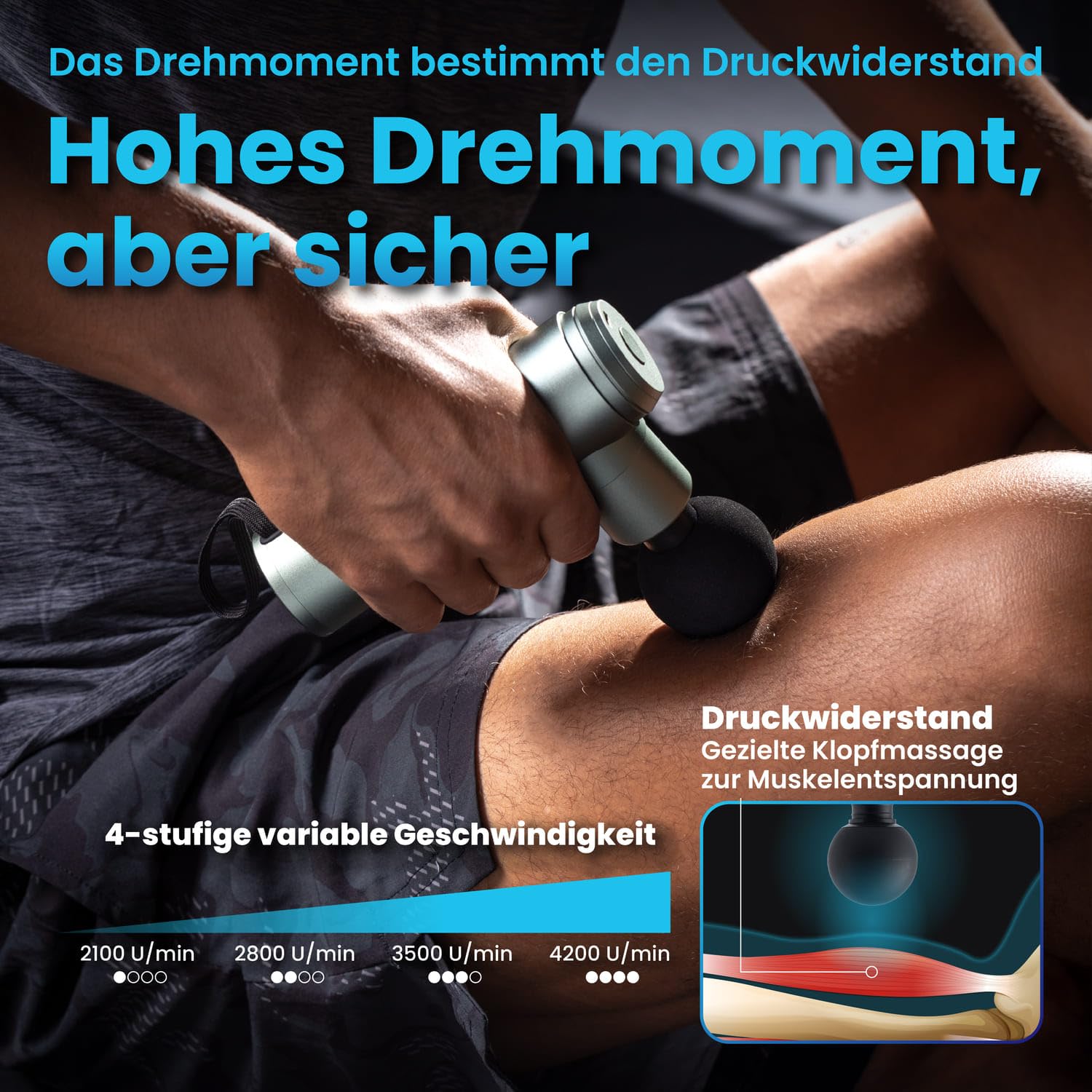 Project Mars PISOOKA X2 Mini Massagepistole für Frauen (0,5kg) – Starkes Handmassagegerät gegen Nackenverspannung – Leise Massage Gun mit 4 Aufsätzen, USB-C & Geschenkbox (Rosa)