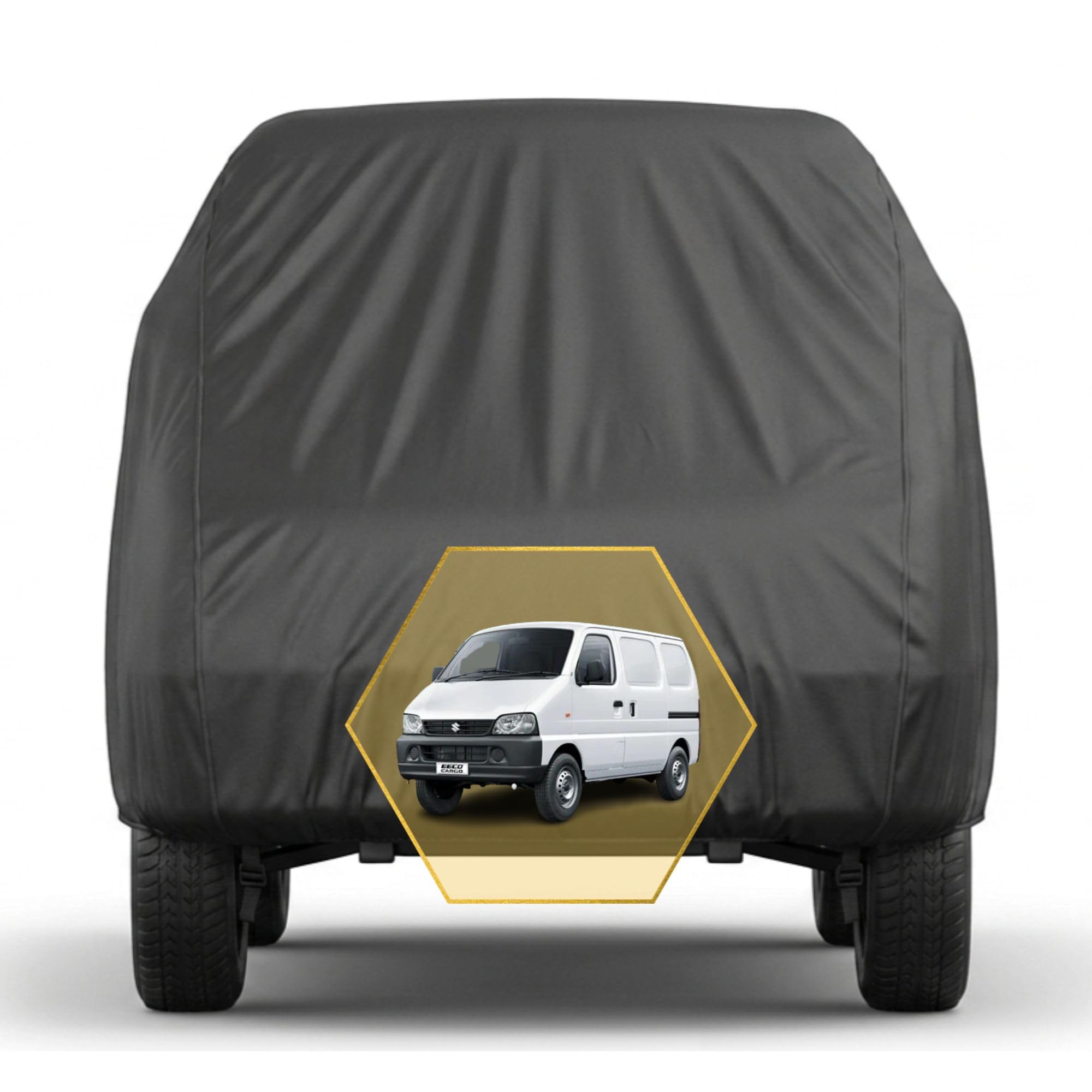 Scout Series Car Cover for Maruti Suzuki Eeco (2010–2026), 210D Matty Fabric, Grey, Waterproof, UV Protection, Custom Snug Fit, Van Body (Scout, Eeco)-picture-12