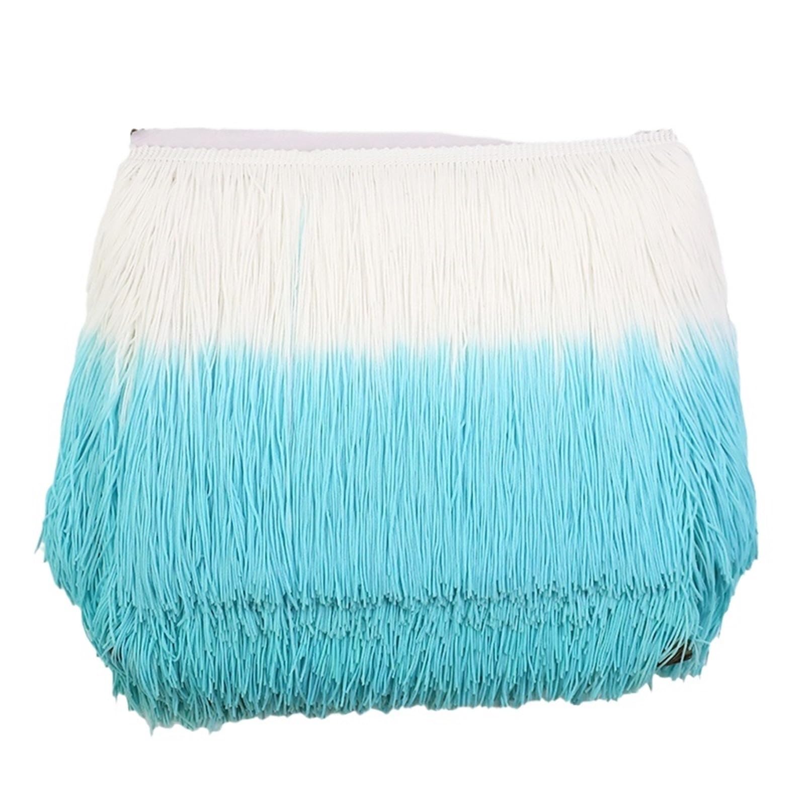 Tassel Fringe Trim 1/2/3/5M 20cm Fringe Tassels Trim Decorative Trimmings Sewing Fringes For Clothes Curtain Ribbons Tapes Lace Accessories(Color 14,20cm-5Meters)