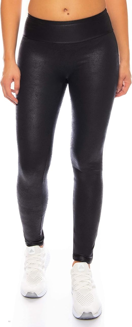 kendindza damen thermo leggings gefuttert mit innen fleece basic kunstleder amazon de bekleidung