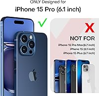 Vista 372 de TAURI Funda magnética 2 en 1 transparente para iPhone 14 Pro, compatible con Magsafe [no amarillenta] con protector de pantalla, protección de grado