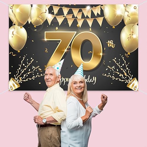 Miniatura 129 de HAMIGAR Fondo de pancarta de feliz cumpleaños número 17 de 6 x 4 pies, decoraciones de cumpleaños de 17 años, suministros de fiesta para niñas