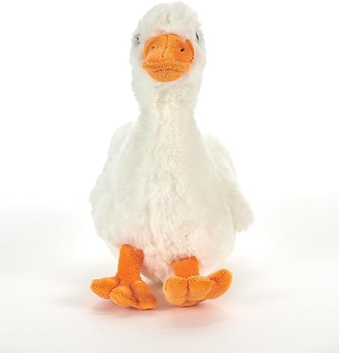 Miniatura 8 de The Petting Zoo Peluche de pato flexible, regalos para niños, animales salvajes de la vida silvestre, juguete de peluche de pato de 9 pulgadas