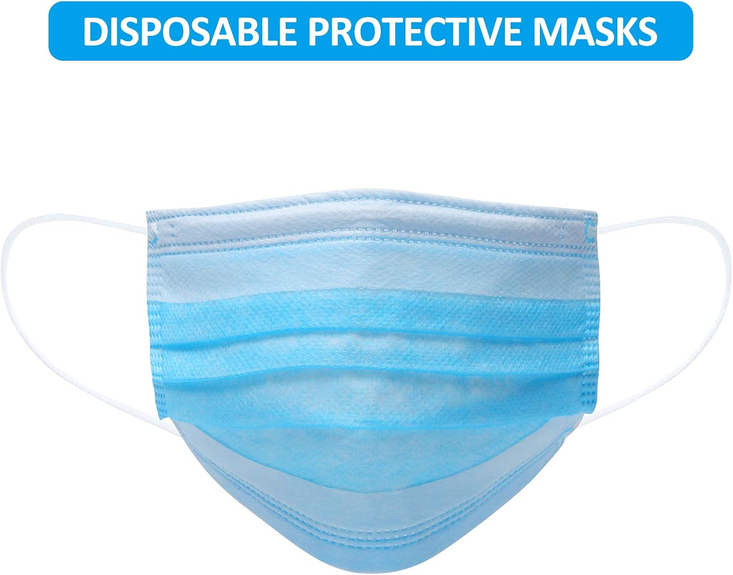 Disposable Face Masks Blue 50 Pack/Box