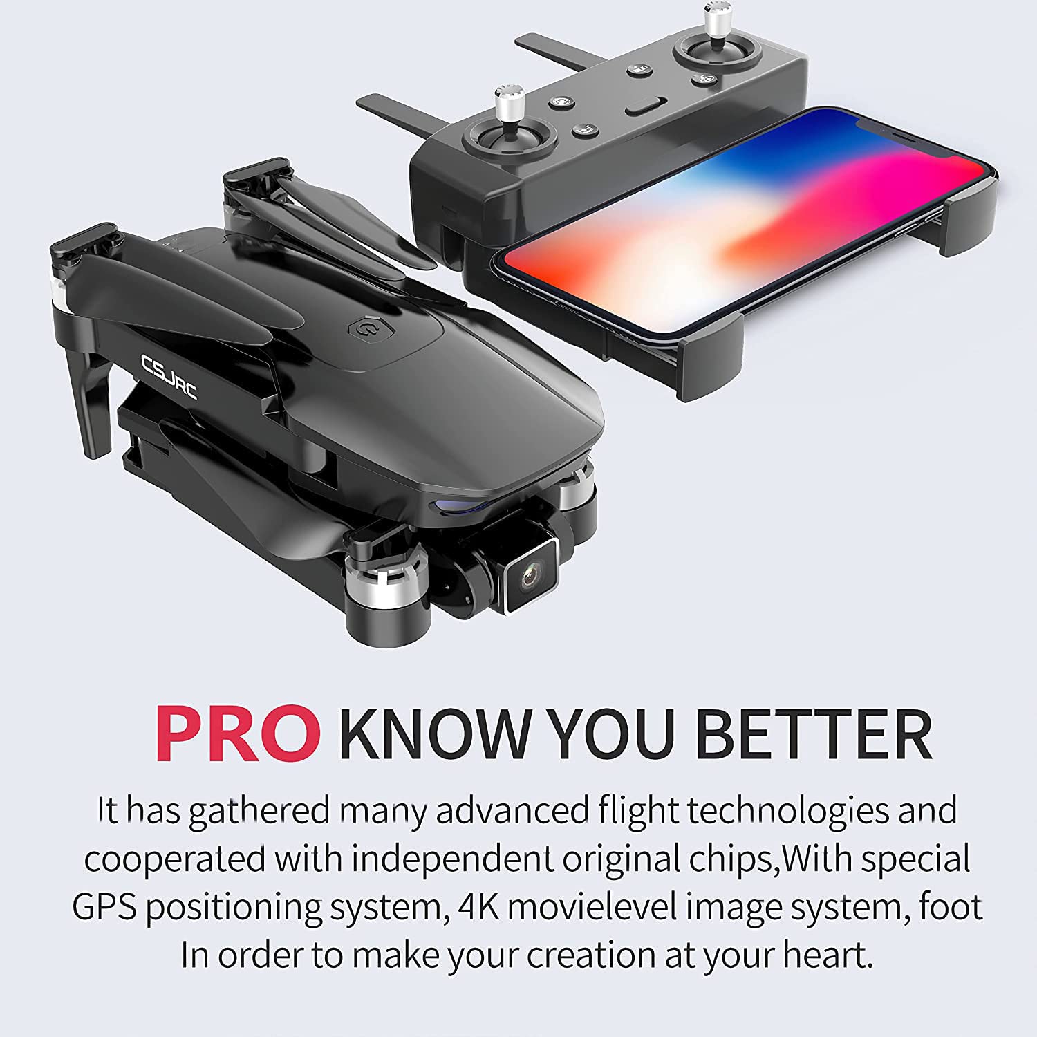 4K ULTRA HD DRONE, podw贸jna kamera z GPS, optyczne pozycjonowanie przep艂ywu, transmisja 5G WiFi FPV - 2000-metrowy lot, niski pob贸r mocy, powr贸t jednym klikni臋ciem, niekontrolowany po