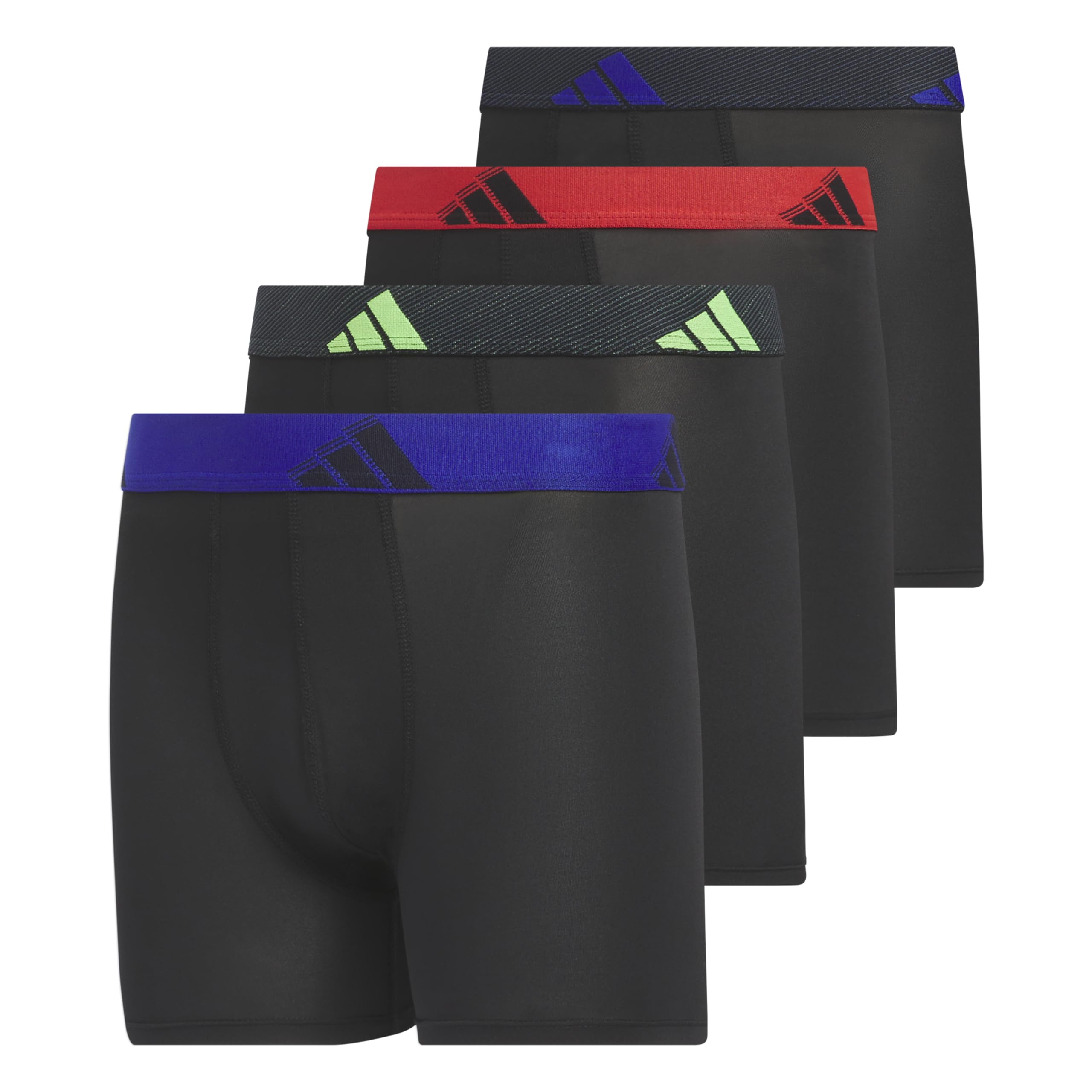 adidas Youth Microfiber Boxer Brief Multipack Athletic Underwear for Kids Boys