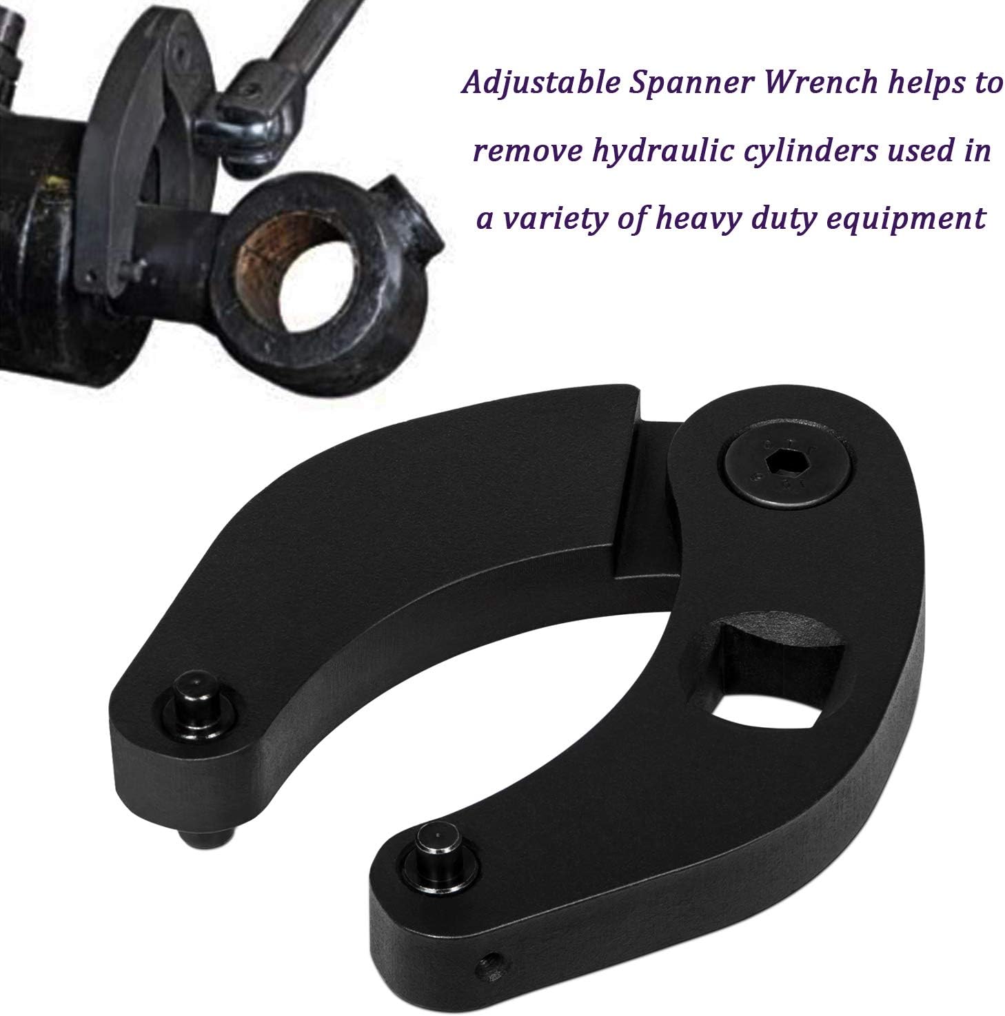 Small CTA8600 1" to 33/4" Adjustable Gland Nut Wrench For Hydraulic