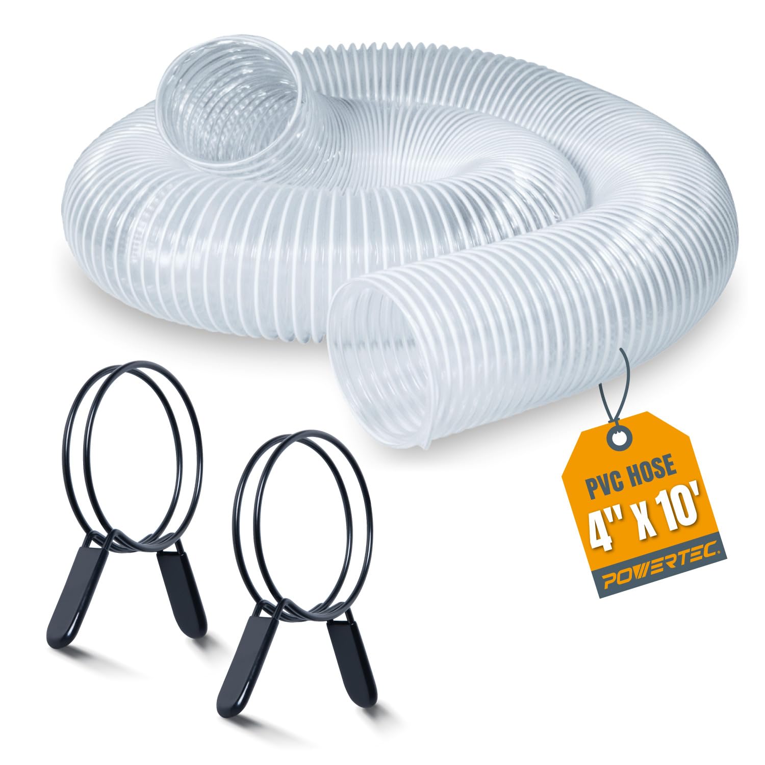 Collecteur de tuyaux à dégagement rapide POWERTEC 70440 pour aspiration menuiserie