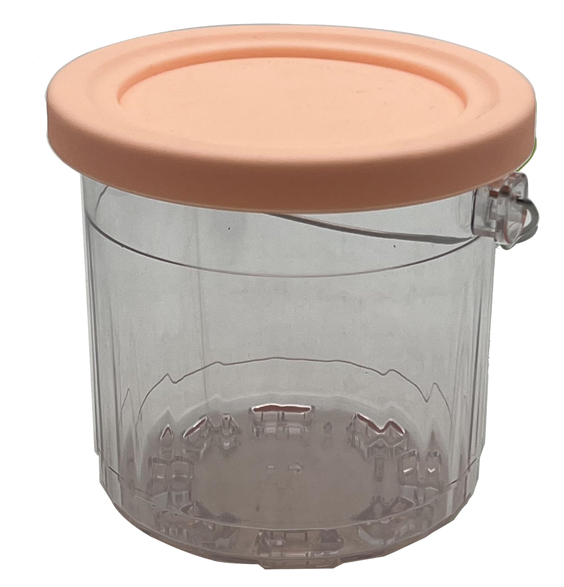 joystar Upgrade Ice Creami Pints 2 Pack with silica gel lids, Compatible with Ninja NC301, NC300, NC290, NC299AMZ, CN305A & CN301CO Series Creami Ice Cream Makers, XSKPLID2CD (NC300, Green/pink)