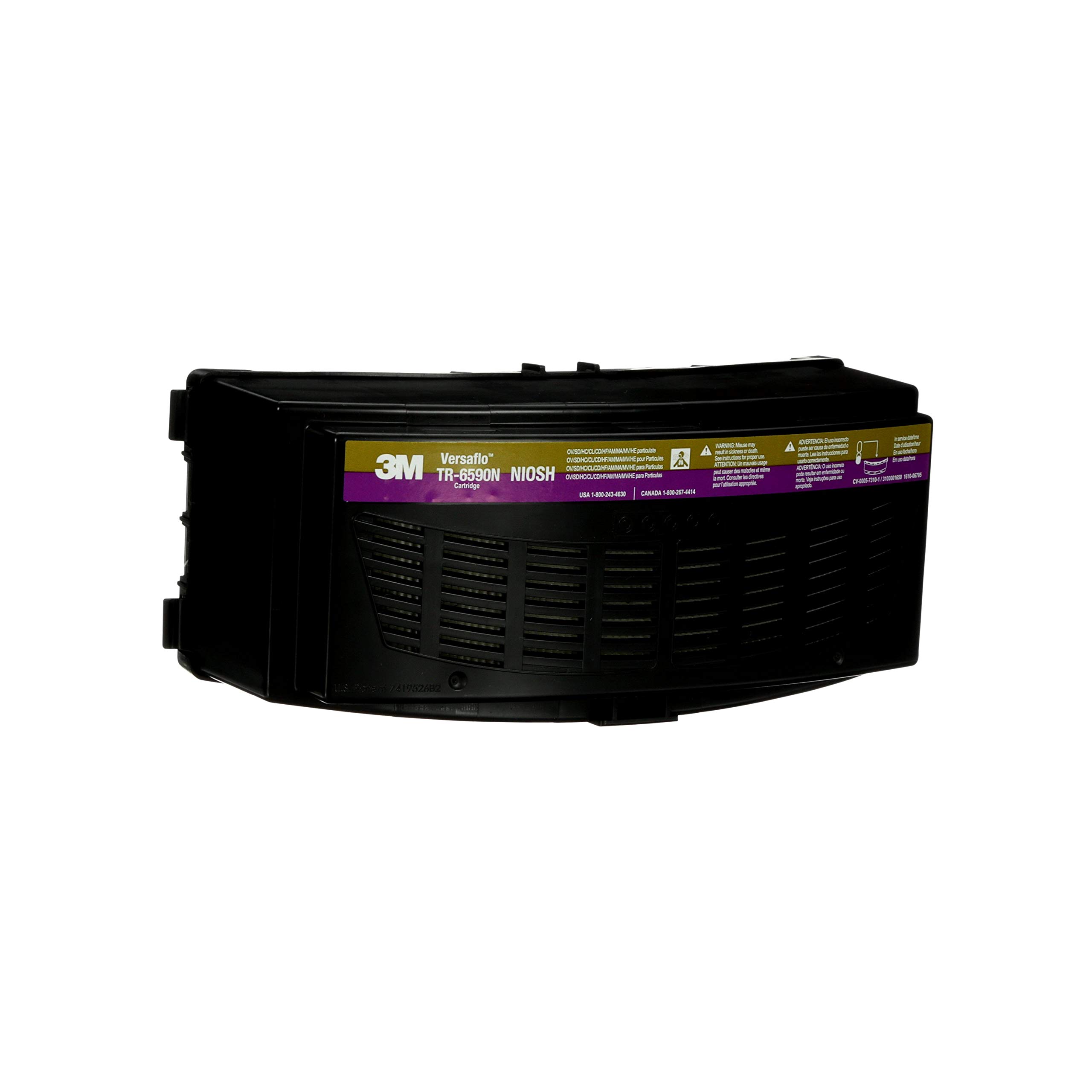 3M 37366 VersafloTM TR-6590N Cartucho Multi-Gas/He, capacidad, volumen, N/A, estándar, negro