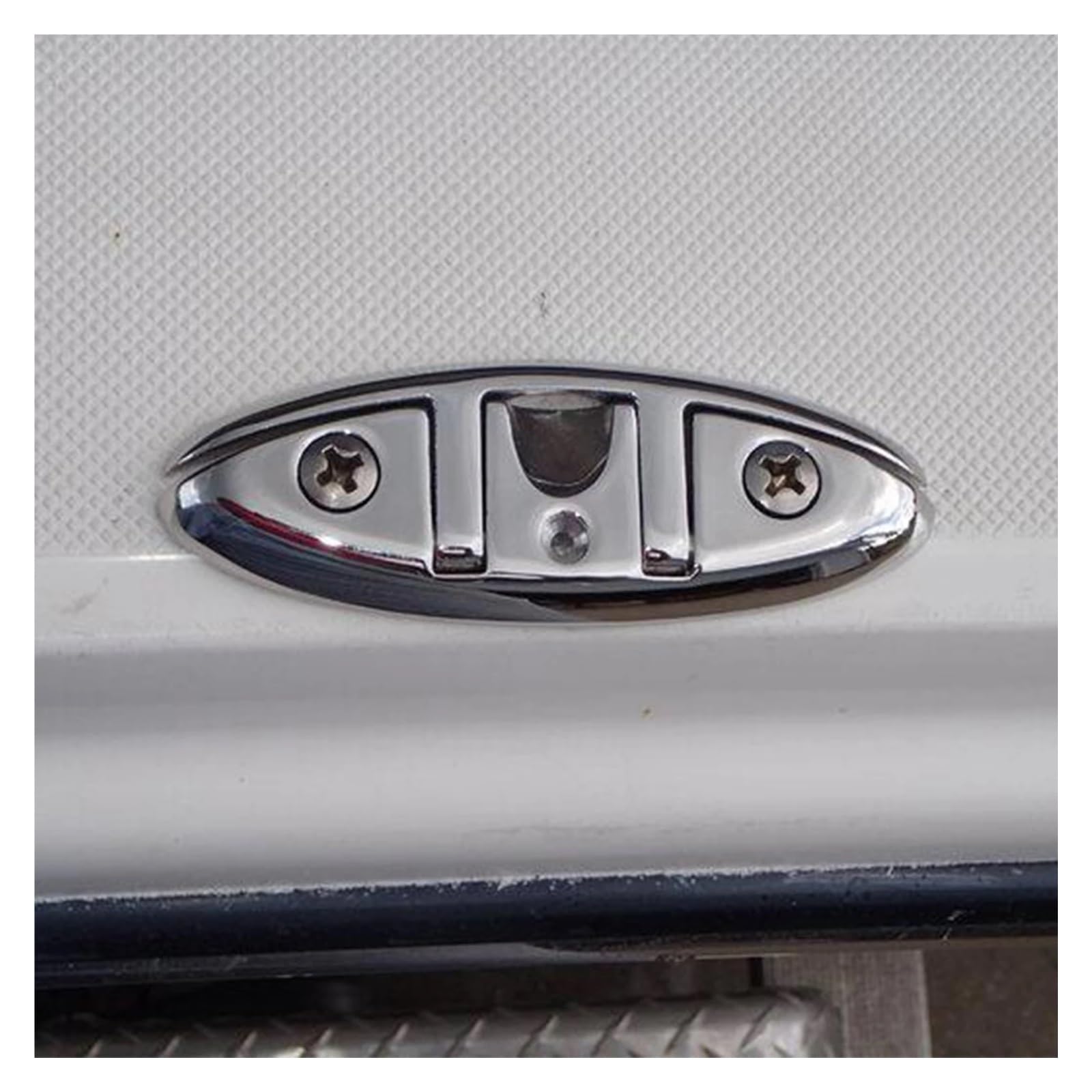 Bitta per Pontile Bitta Pieghevole for Barca da 5 Pollici, 4 Bitte da ormeggio in Acciaio Inossidabile Marino, con Montaggio a Filo sul Ponte e Ribaltabile.