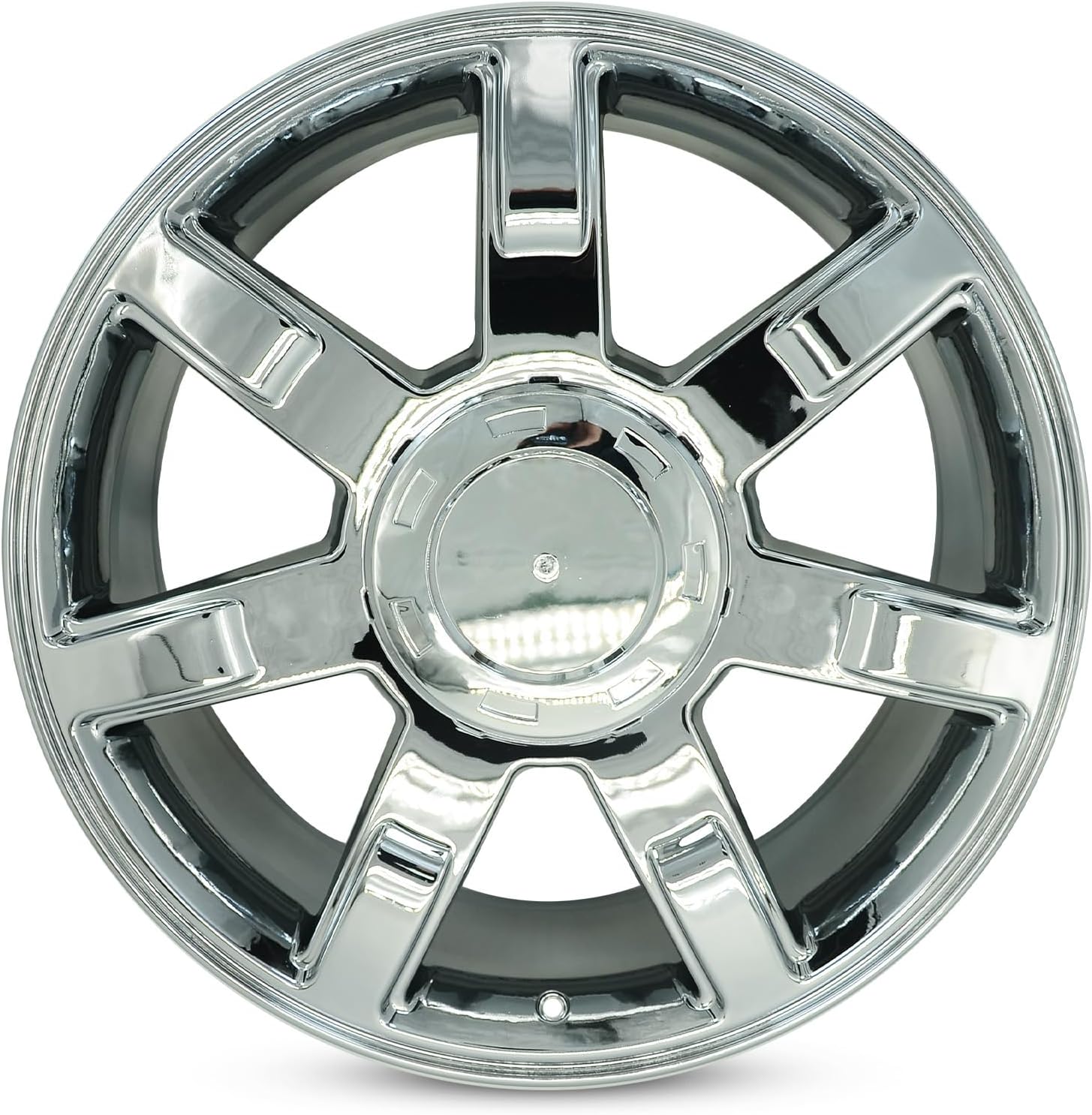 22" 22x9 New Single Chrome Alloy Wheel for 2007-2014 Cadillac Escalade ESV EXT OEM Design Replacement Rim