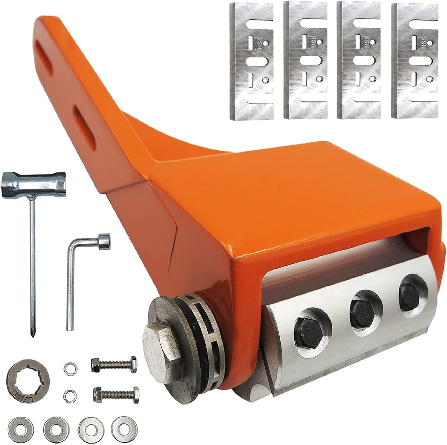 LAJIAOZ Orange Log Peeler Log Debarking Tool As Chainsaw Debarker