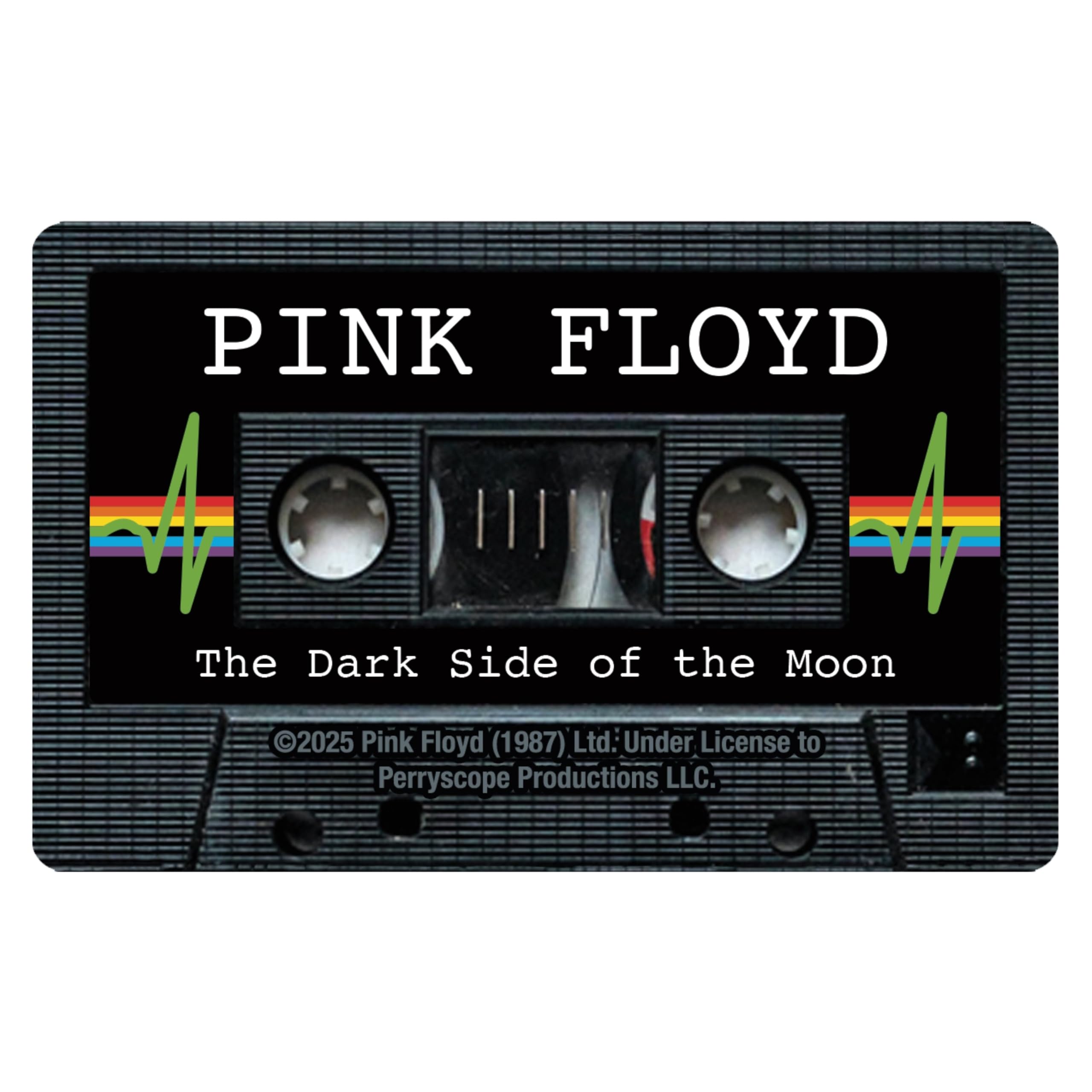 Aquarius Multi Color Pink Floyd Cassette Funky Chunky Magnet