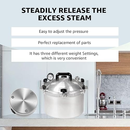 Miniatura 5 de El peso del regulador de presión se adapta a latas de presión americanas 1930-10.5QT 15.5QT 21.5QT 25QT 30QT 41.5QT todas las ollas americanas con