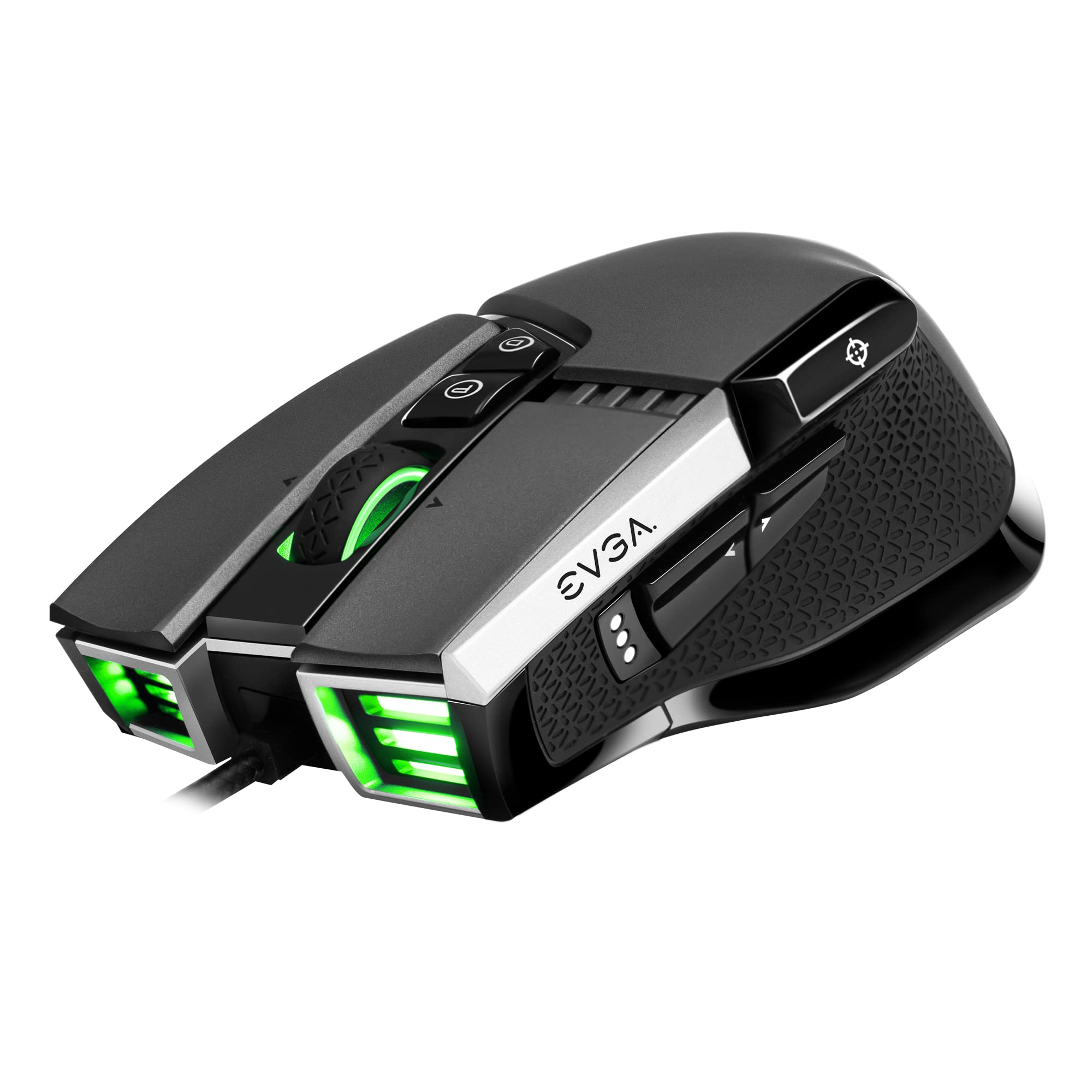 EVGA X17 Gaming Mouse, Filaire, Grey, Personnalisable, 16 000 DPI, 5 Profils, 10 Boutons, Ergonomique 903-W1-17GR-K3