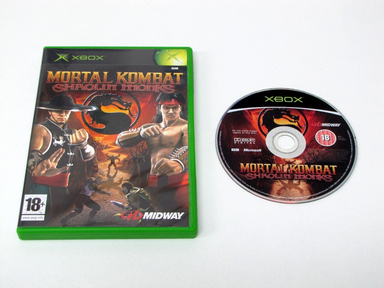 Xbox Mortal Kombat Shaolin Monks [PAL FR] Boîte