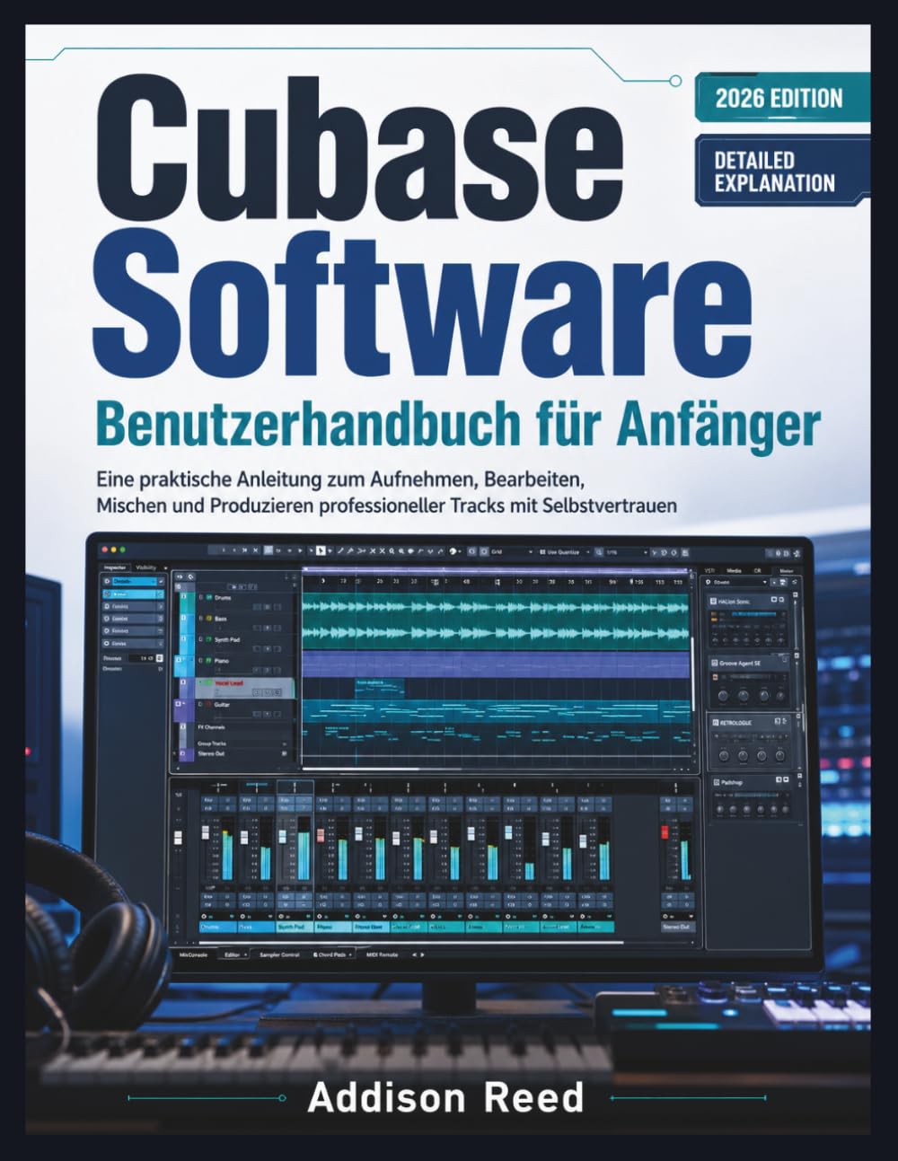 Cubase Software Benutzerhandbuch für Anfänger: Eine praktische Anleitung zum Aufnehmen, Bearbeiten, Mischen und Produzieren professioneller Tracks mit Selbstvertrauen