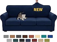 Vista 74 de XINEAGE - Fundas para sofá de 3 piezas, para sofá de 2 cojines extragrandes, funda súper elástica para sofá de 2 asientos, funda universal para sofá