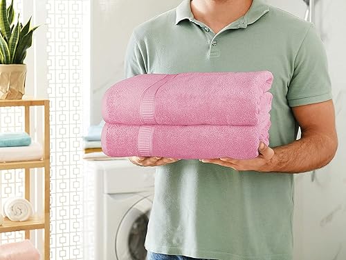 Vista 35 de Utopia Towels - Toalla de baño gigante, 2 unidades, 17.69 oz/yd2 (600 gsm), 100% algodón hilado en anillo, altamente absorbentes y de secado rápido