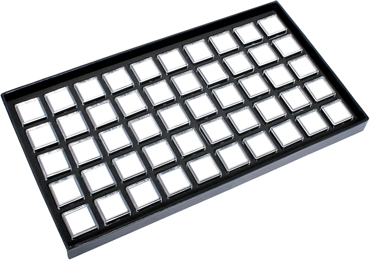 Jewelry Tray DK21654-C Plastic Material for Jeweler (DK21654-D) - Black