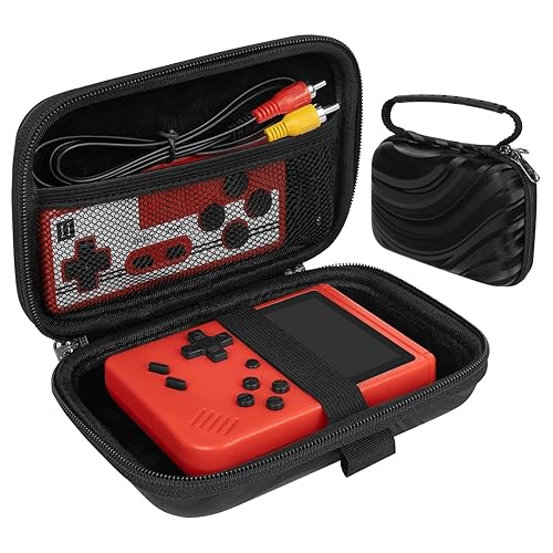 TOCCOOL Handheld Game Console Portable Case, Protective Travel Retro Mini Game Console Box for Charging Cable, Earphones, Batteries, and Accessories