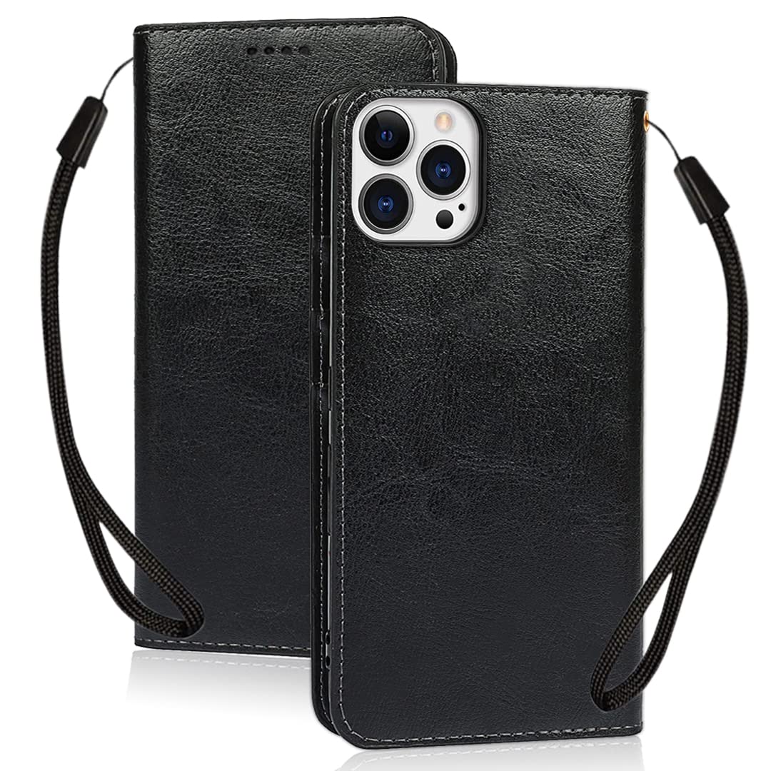 Amazon.co.jp: iPhone 14 Pro Max ケース 手帳型 【ハンドストラップ付