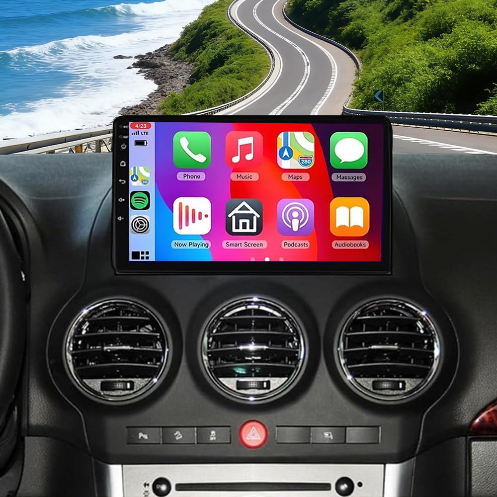 2+64G Android 15 Podwójny DIN Radio samochodowe for Opel/Vauxhall Antara 1 2006-2017,9 inch Touchscreen Autoradio Navi Wireless Carplay Android Auto Bluetooth FM/RDS Kamera cofania Mirror Link