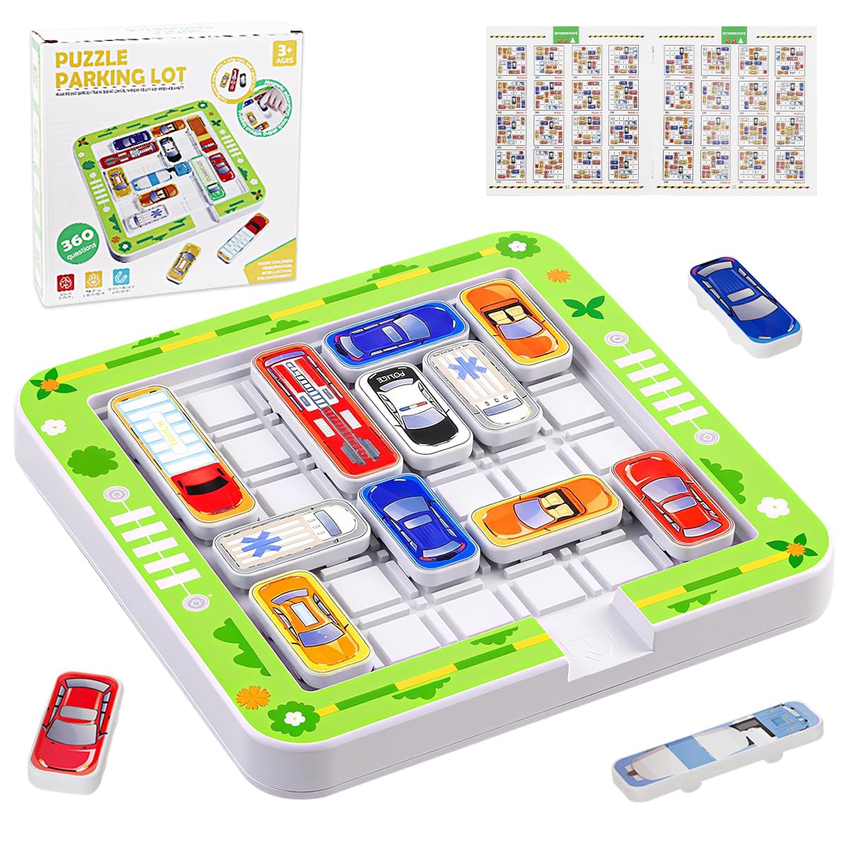 Juego De Ingenio Geométrico IQ Puzzle Con 60 Desafíos – Rompecabezas De Piezas Tipo Gelatina En Forma De Estrella O Hexágono – Portátil Con Tapa Y Soluciones