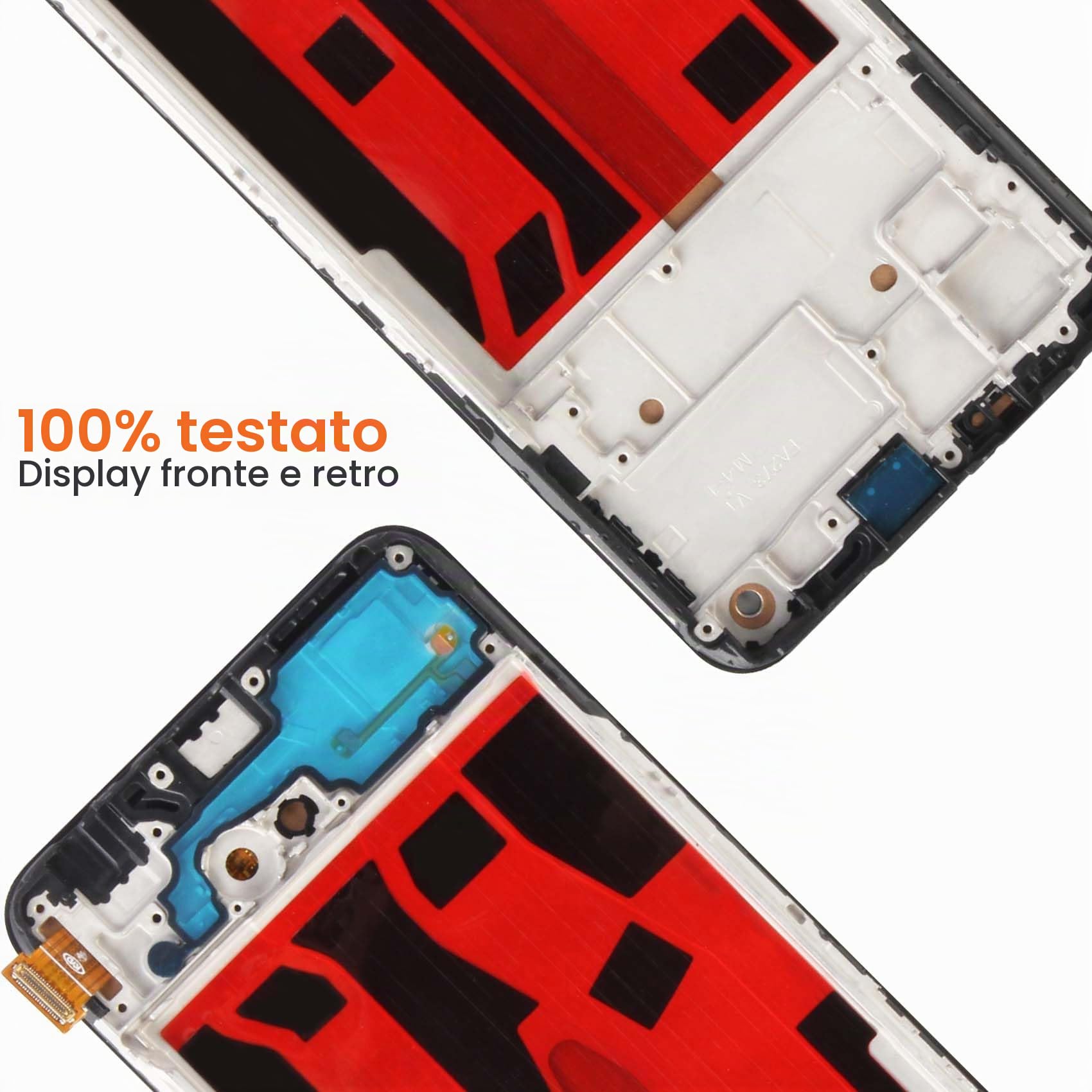 AGCUT per Oppo A94 5G LCD Display - per Oppo A94 5G CPH2211 LCD Schermo Digitizer Touchscreen Full Assembly con Strumenti (Nero con Cornice, 6.43")