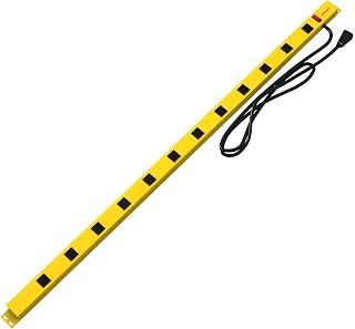 STANLEY 31616 Pro12 Shop Max Metal Power Bar, Black/Yellow, 1-Pack