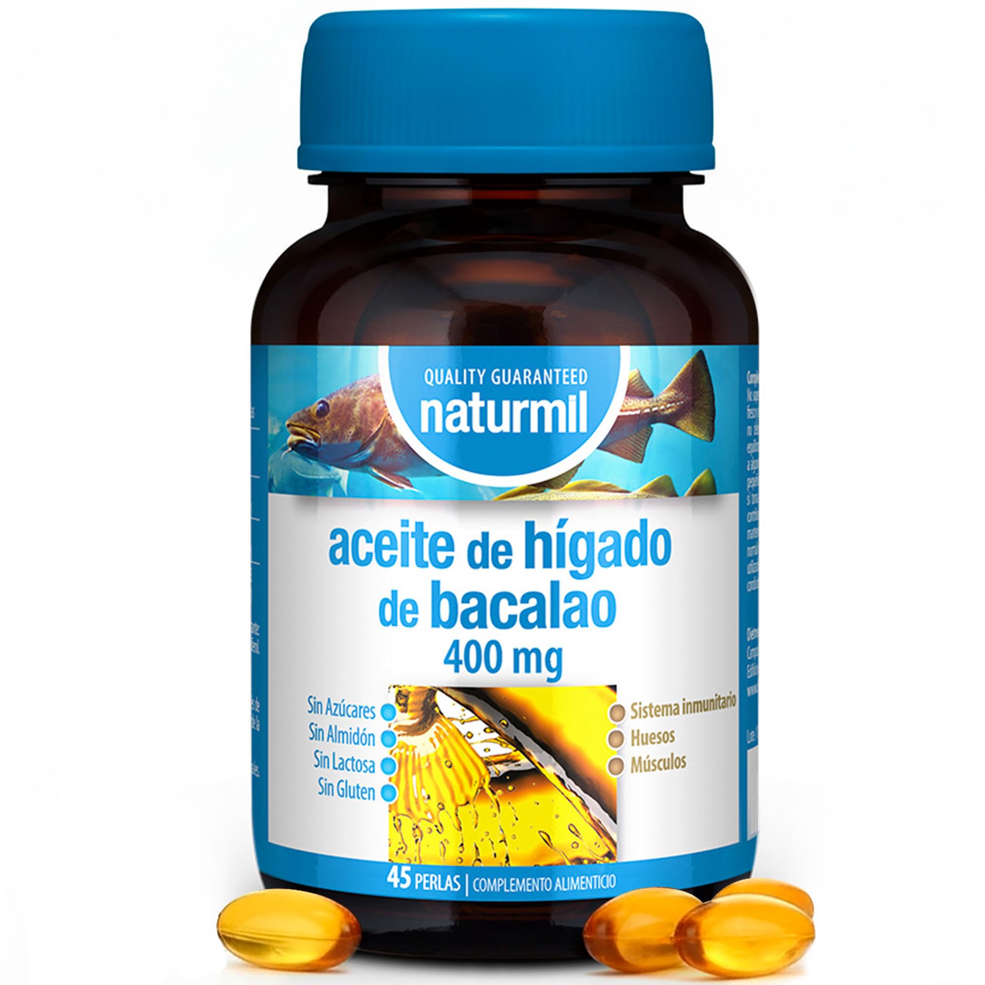 Naturmil Aceite De Higado Bacalao 400 Mg 45 Per