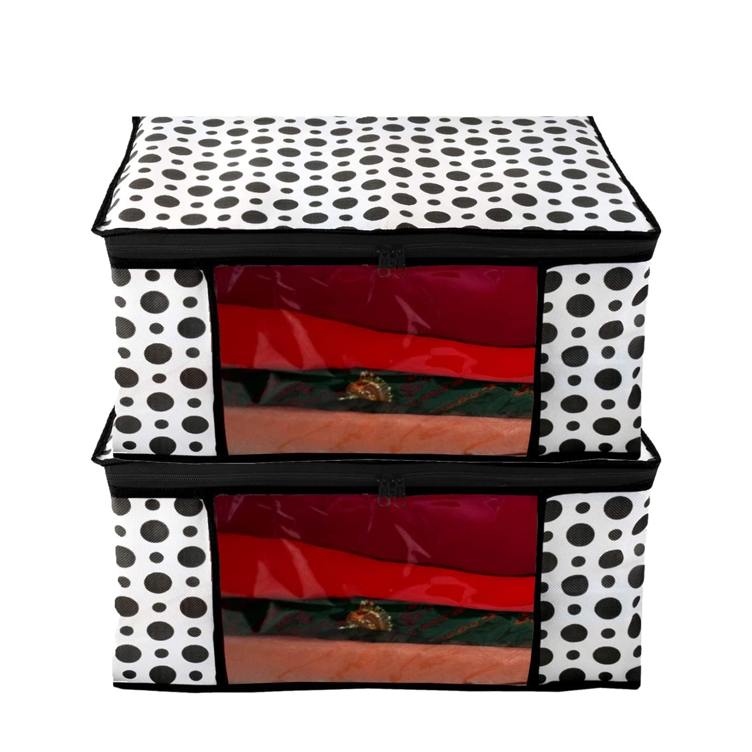 See full amazon price history chart for Perpetual Saree Organizer For Wardrobe -Large Size Foldable Saree Covers With Zip, Multipurpose Storage Bag For Suit, Lehanga, Dress Packing With Transparent Window Pack of 2 Pcs. (Polka2o) Perpetual Saree Organizer For Wardrobe -Large Size Foldable Saree Covers With Zip, Multipurpose Storage Bag For Suit, Lehanga, Dress Packing With Transparent Window Pack of 2 Pcs. (Polka2o) (B0CHJM2SHZ) Amazon Price History, Amazon Price Tracker